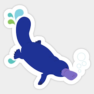 Why fit in platypus Sticker